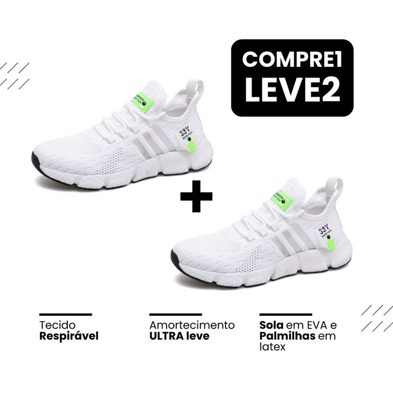 New Tênis fast  - Respirável e Ultra Resistente (COMPRE 1 LEVE 2)