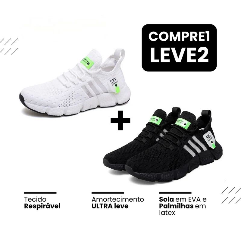 New Tênis fast  - Respirável e Ultra Resistente (COMPRE 1 LEVE 2)